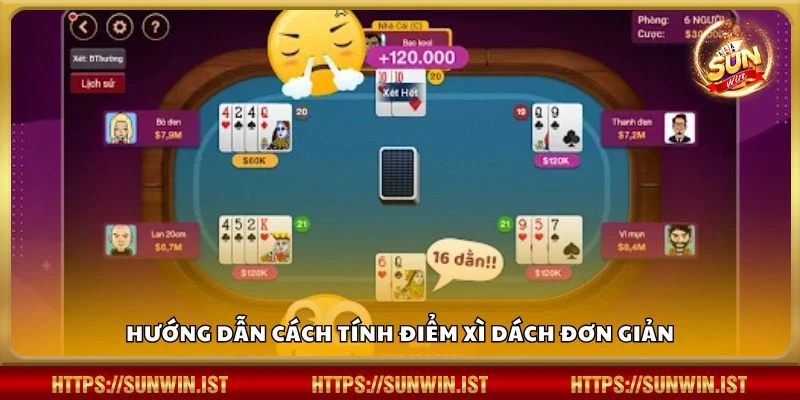 Hướng dẫn cách tính điểm Xì Dách đơn giản